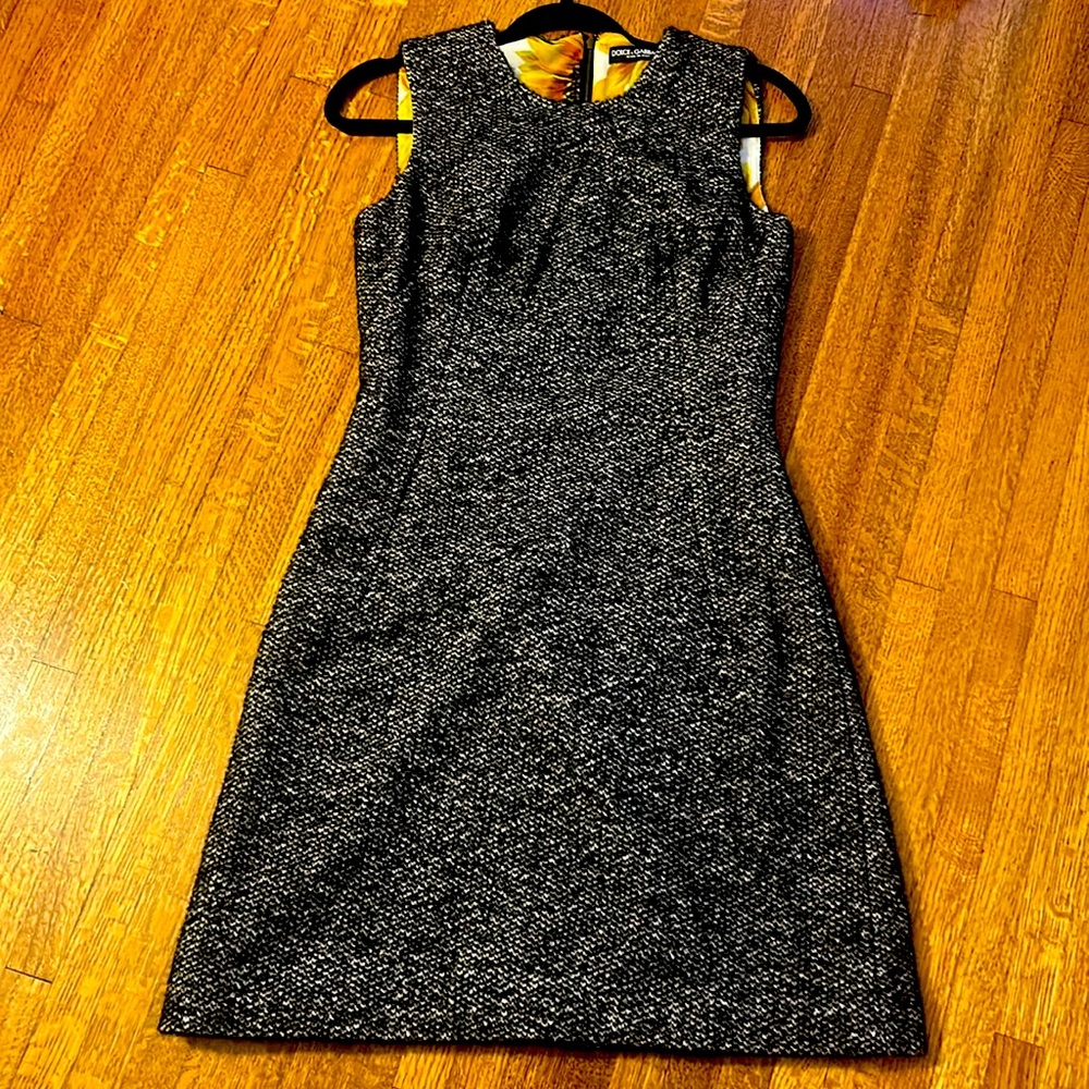 Dolce & Gabbana wool tweed dress